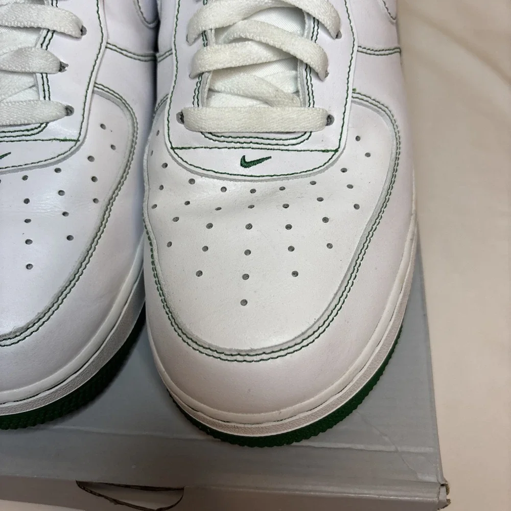 Nike Air Force 1 '07 Contrast Stitch‎ - White Pine Green Size 13